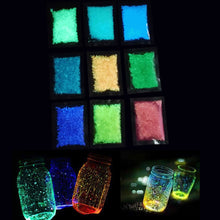Load image into Gallery viewer, Luminous Sand Stones Garden Park Road Pebbles Glow In Dark Ornaments For Party Aquariums Fish Tank Decoration Stone Ornaments
