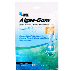 SEACHEM Purigen Algae-Gone Removal of protein package from sea water tank of clear water algae removing package